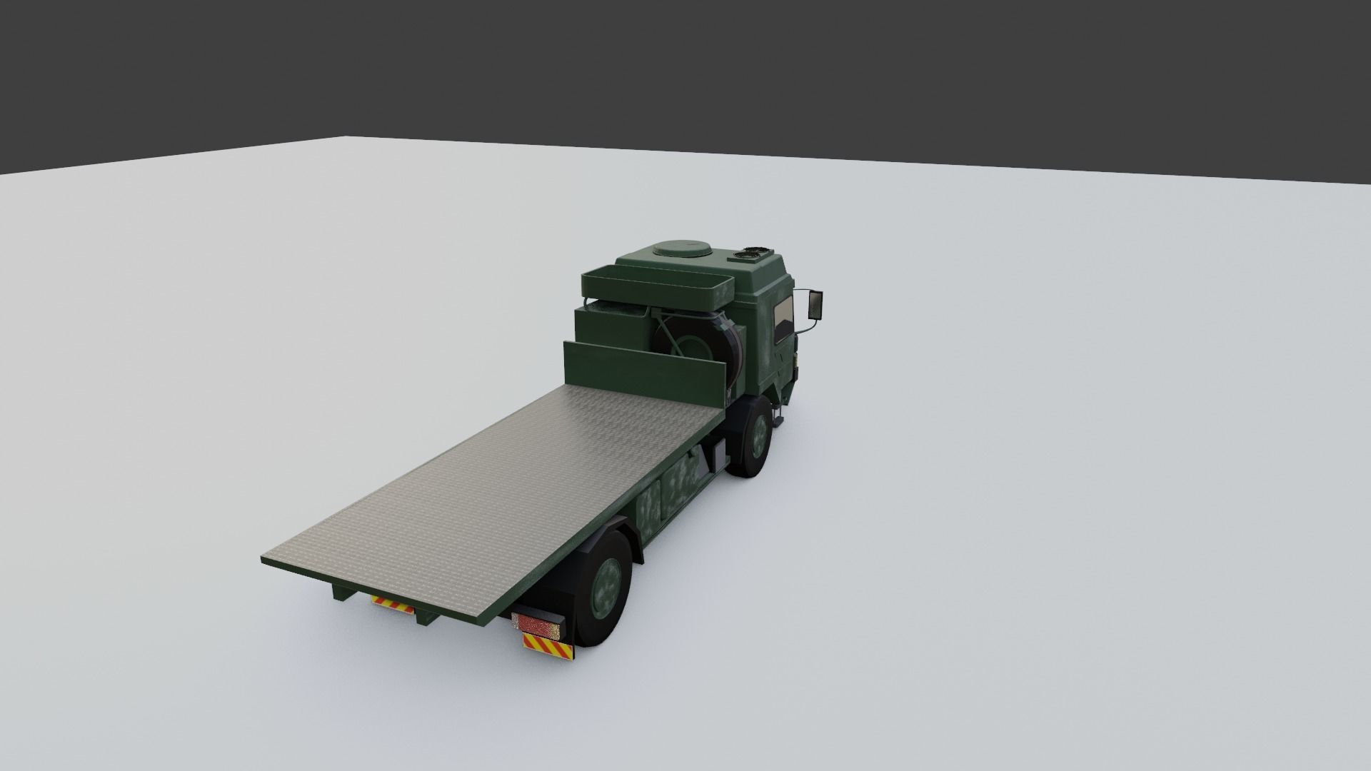 Military 6 Tonne Truck MAN SV Low-poly 3D model_22