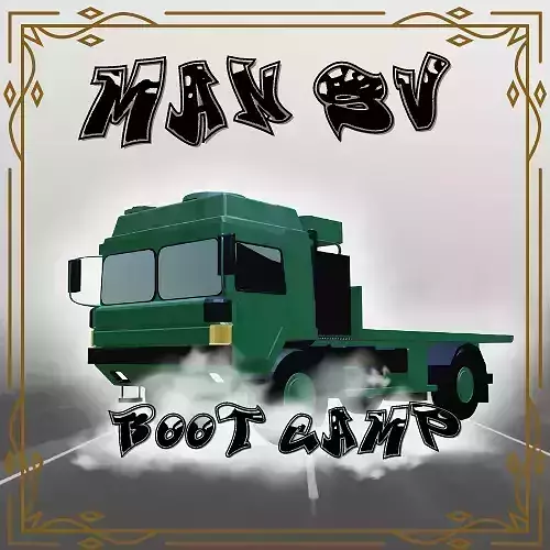 Military 6 Tonne Truck MAN SV Low-poly 3D model