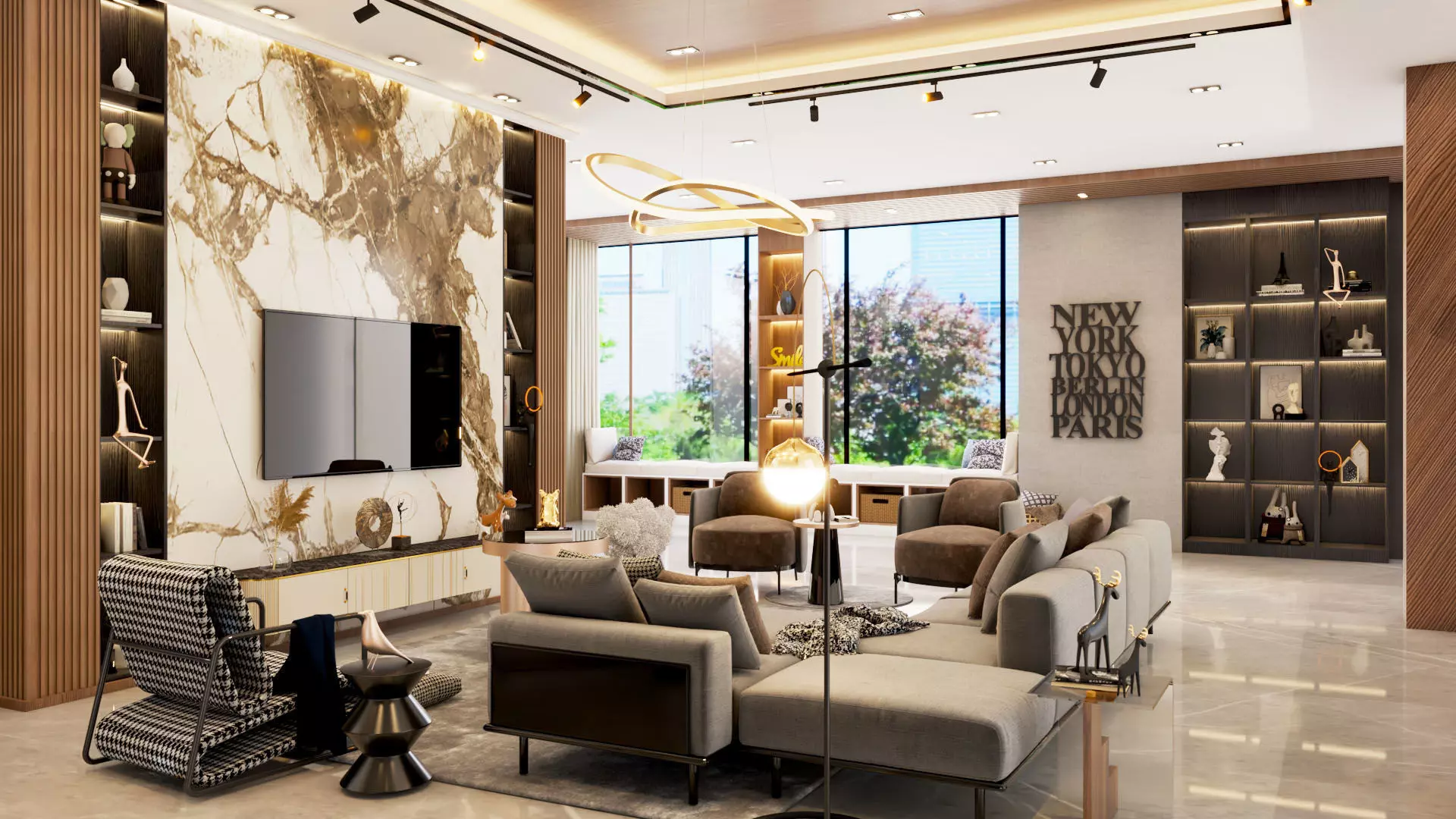 Project Living Rrom 3d Interior Living room Project 3D model | CGTrader