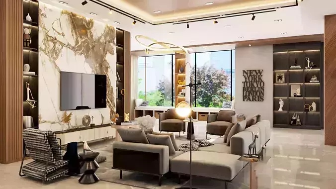 Interior Living room Project