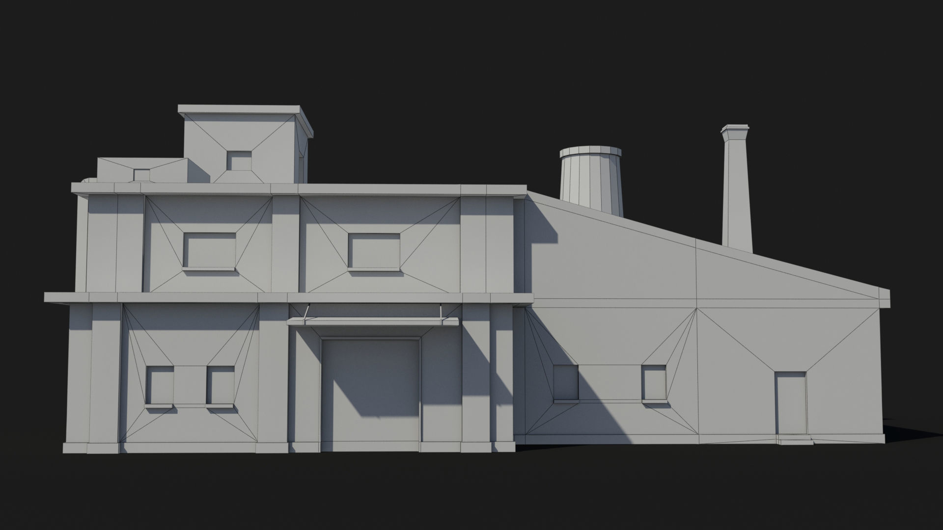 Factory xx20 Low-poly 3D model_7