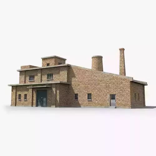 Factory xx20 Low-poly 3D model