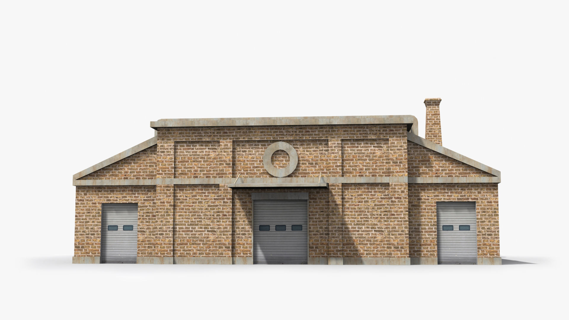 Factory xx21 Low-poly 3D model_1