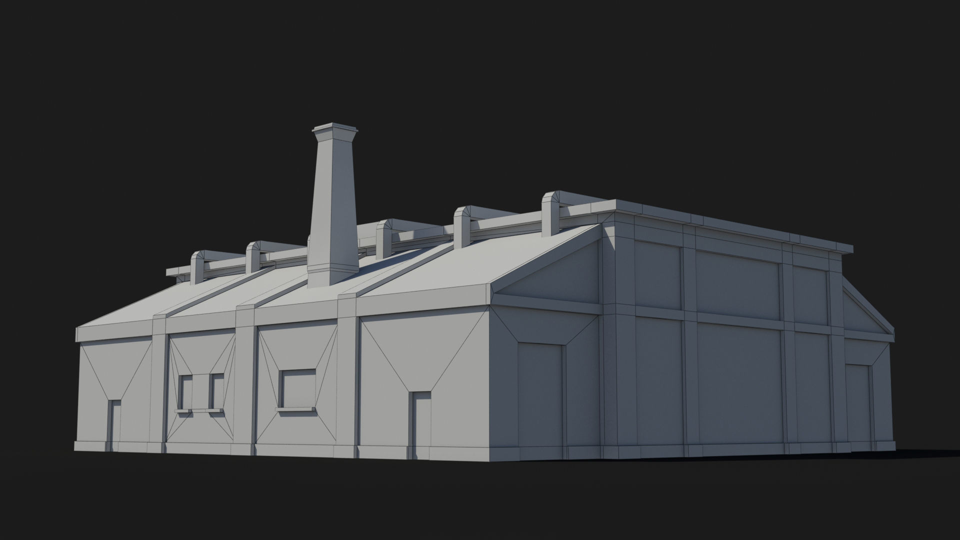 Factory xx21 Low-poly 3D model_11