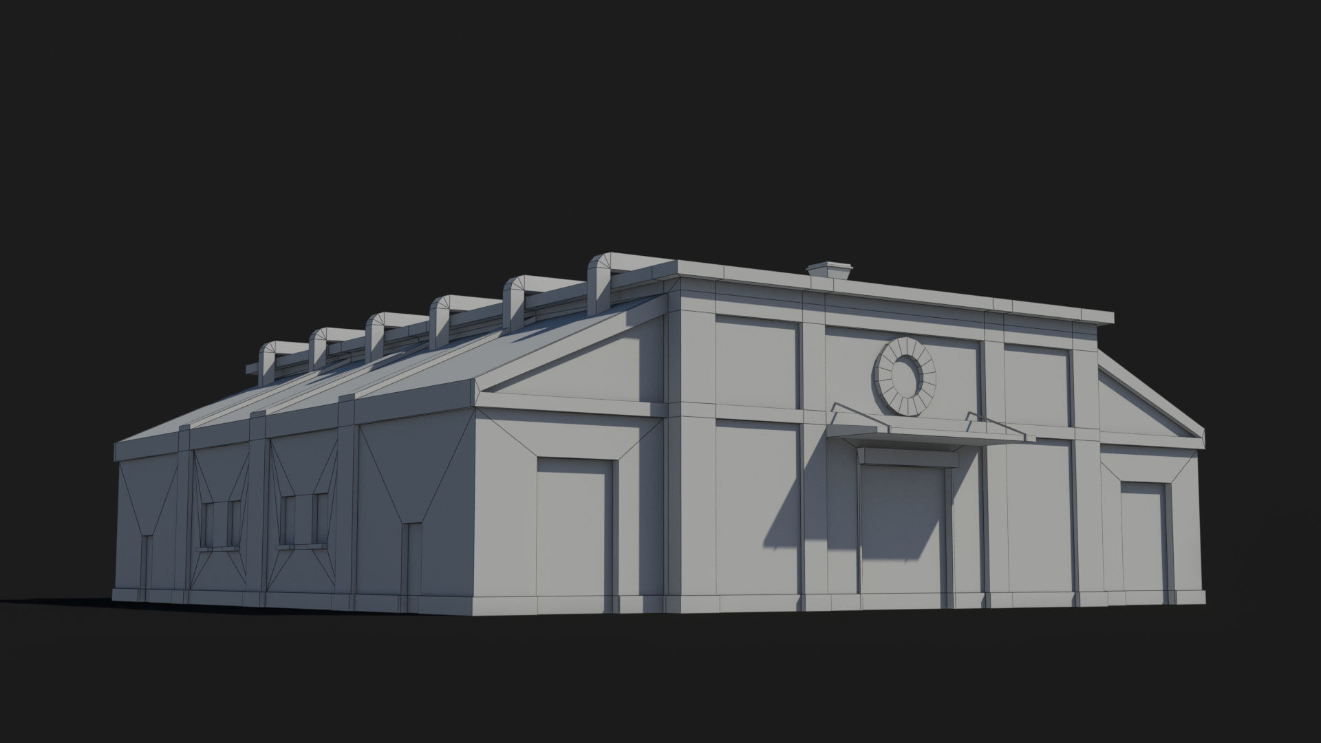 Factory xx21 Low-poly 3D model_9