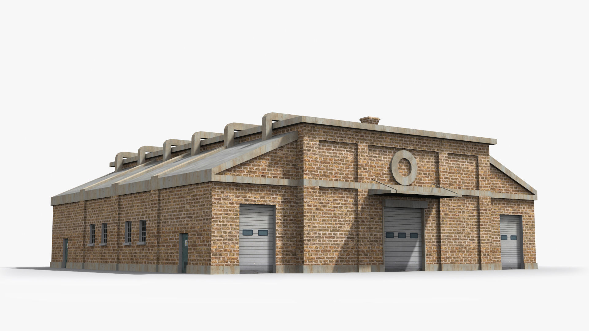 Factory xx21 Low-poly 3D model_2