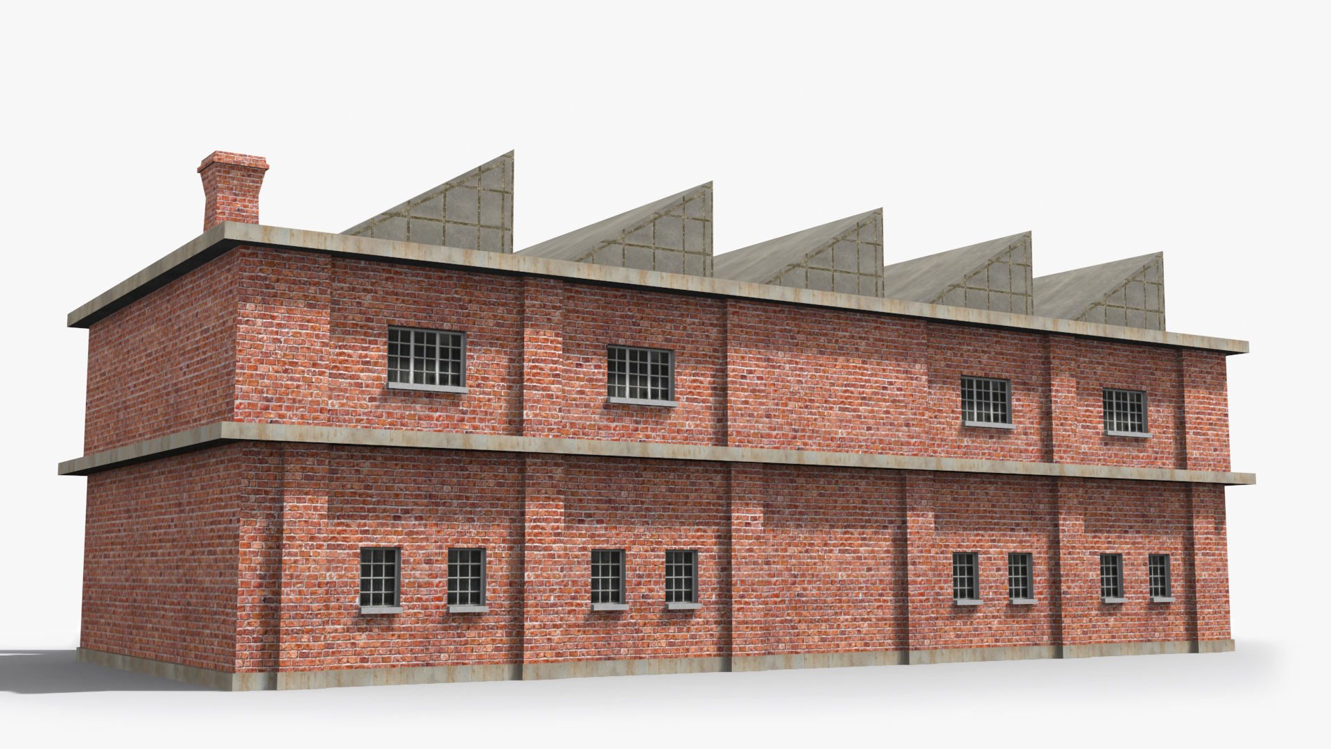 Factory xx23 Low-poly 3D model_3