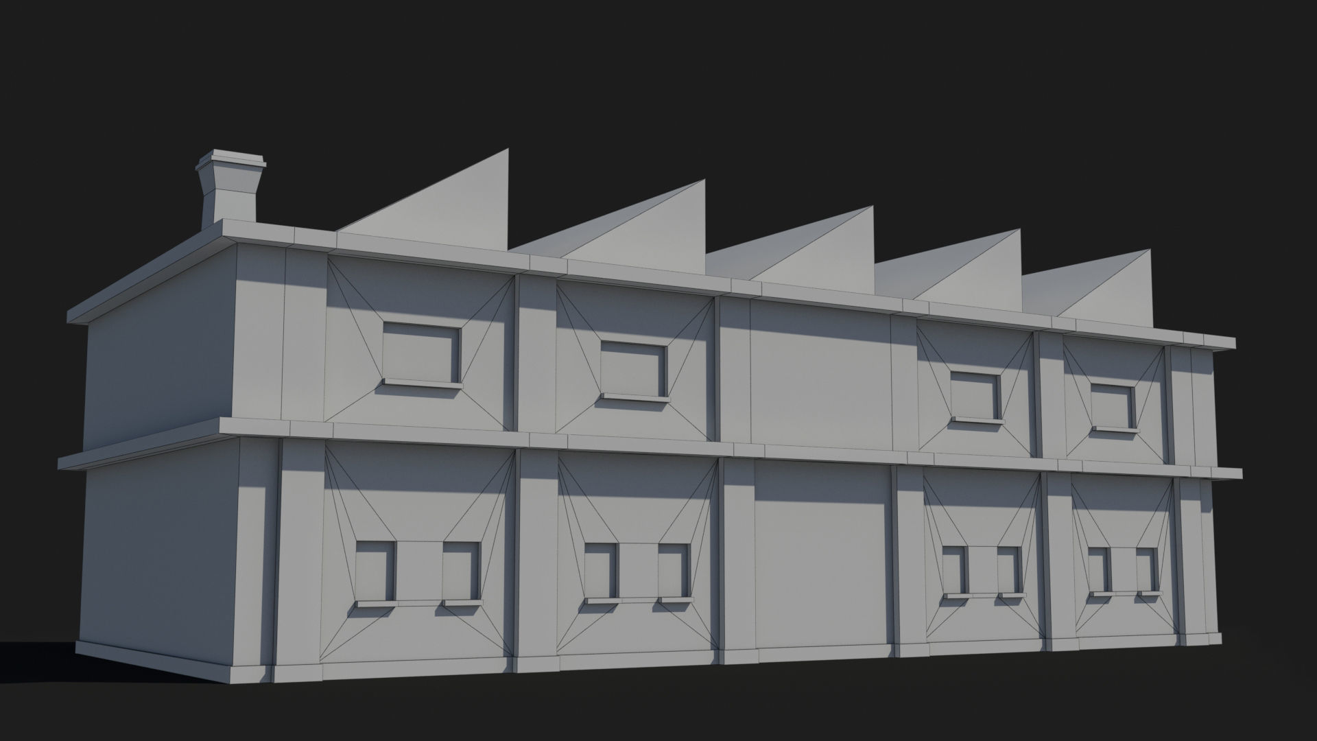 Factory xx23 Low-poly 3D model_8