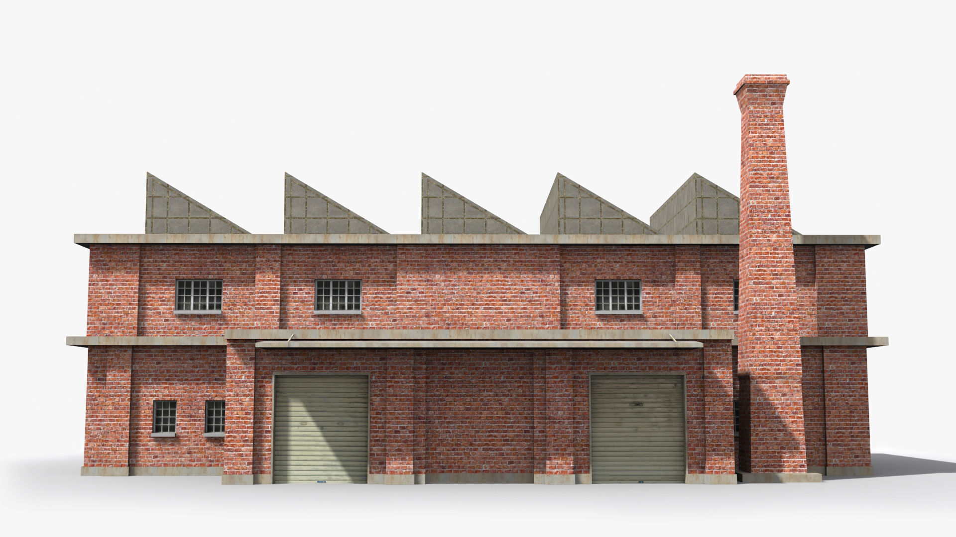 Factory xx23 Low-poly 3D model_1