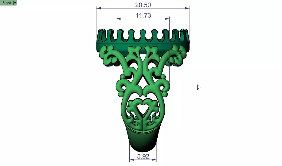flora ring 3D print model