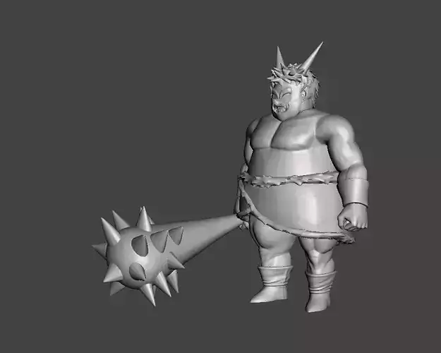 Demon Oolong 3D Model 3D print model