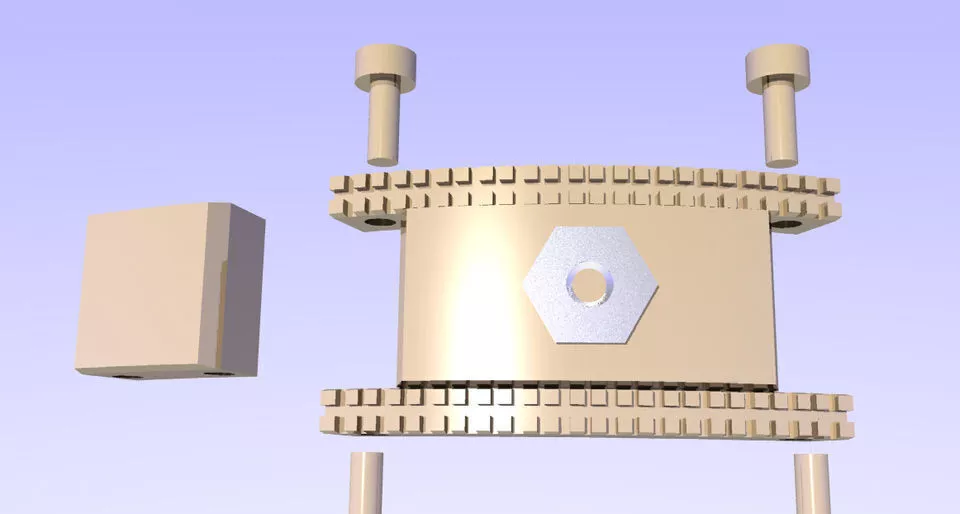 wristband metal clamp Free 3D model