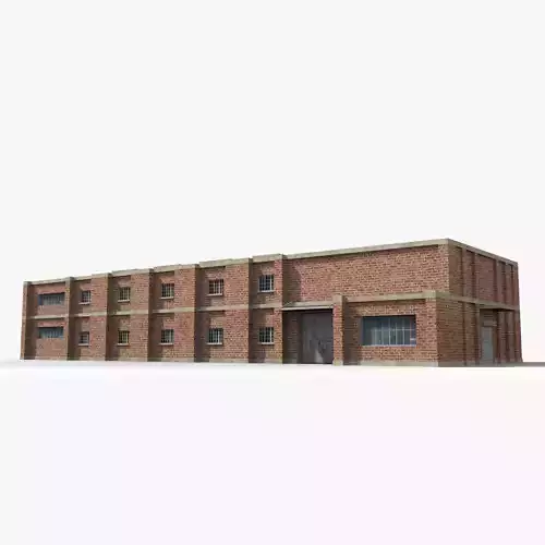 Factory xx27 Low-poly 3D model