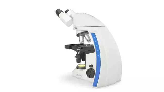 Modern Microscope Rigged Vray ready HQ 3D model
