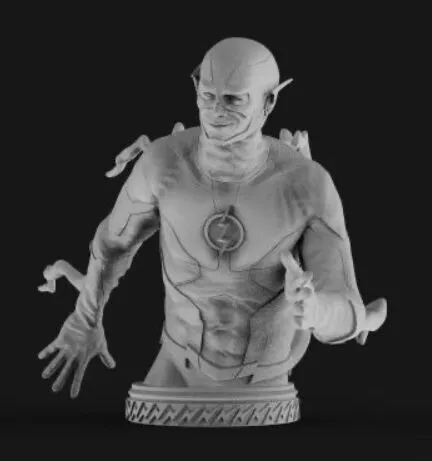 Grant Gustin The Flash Bust 3D print model