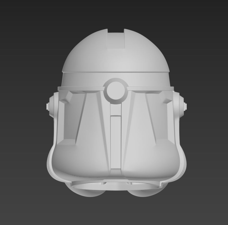 Star War Clone Trooper Flametrooper Helmet  3D print model_4