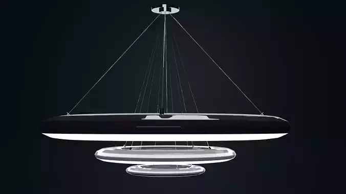 Ceiling lamp Free low-poly 3D model