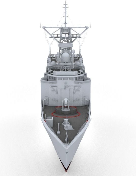 MODERNIZED LEGENDARY EX US OLIVER HAZARD PERRY CLASS FRIGATE 3D print model_8