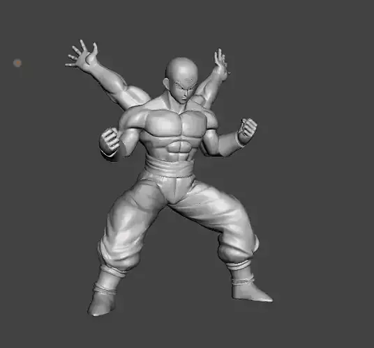 Tien Shinhan 4 arms 3D Model