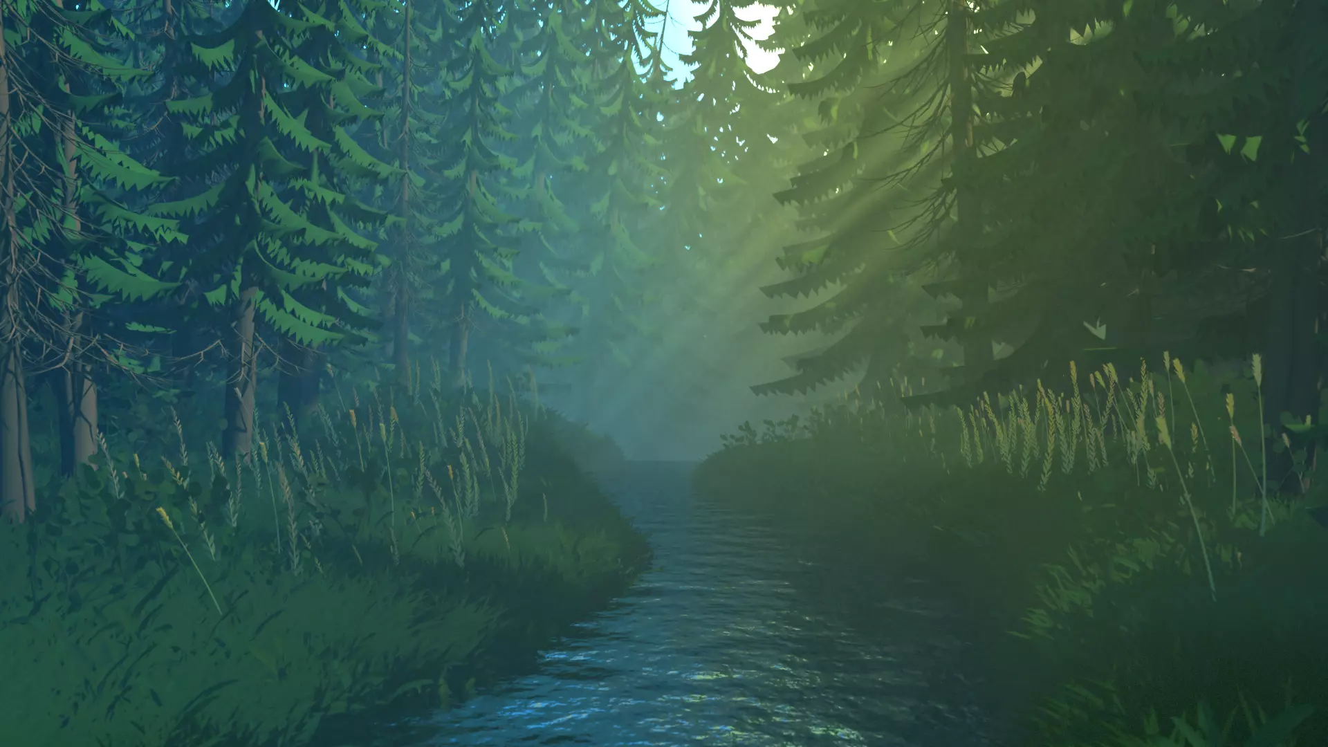 Stylized Forest 3D 3D model