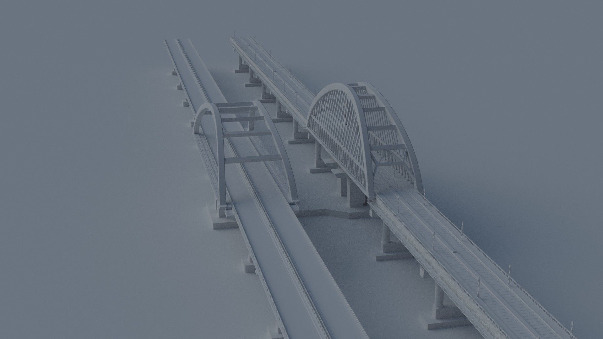 3D MODEL OF THE CRIMEAN BRIDGE 3D model_3
