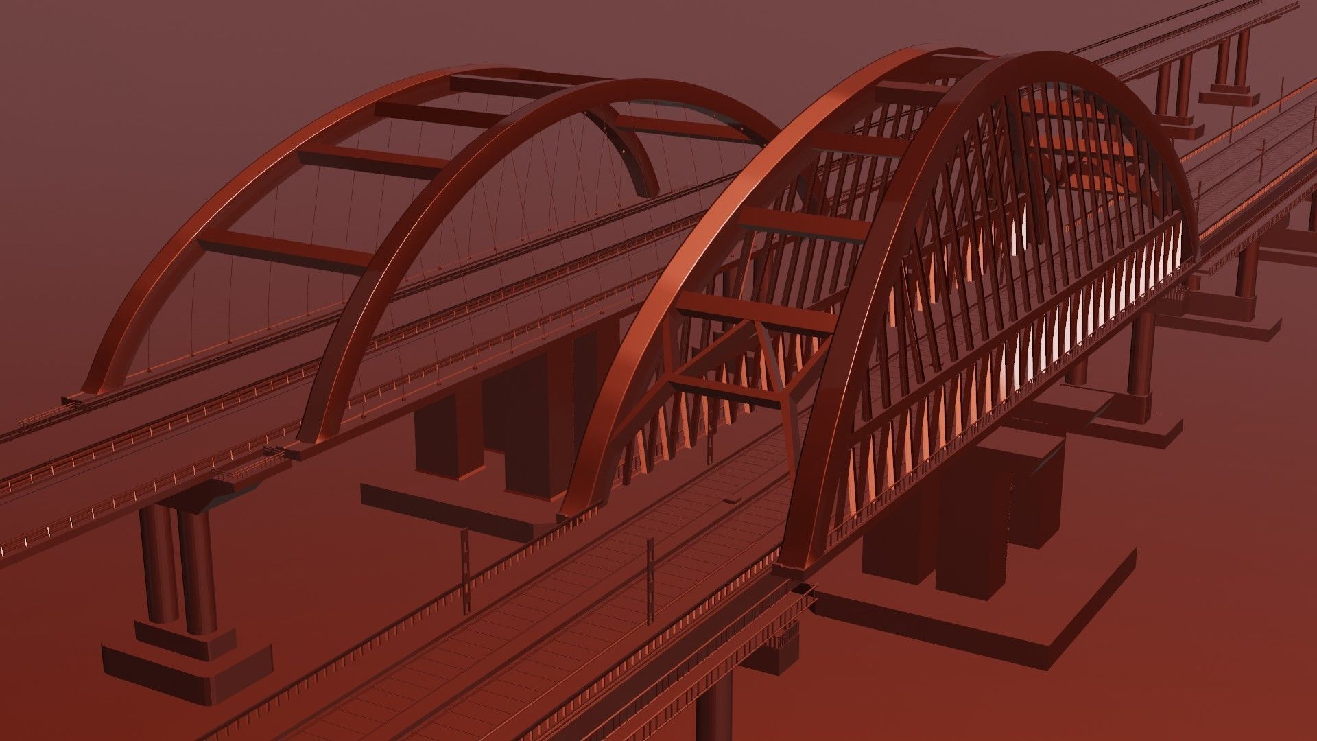 3D MODEL OF THE CRIMEAN BRIDGE 3D model_13