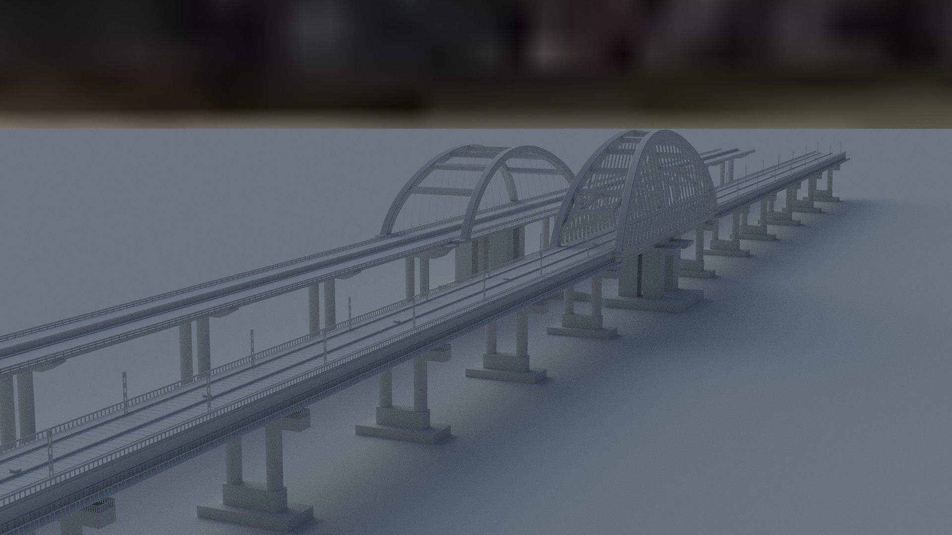 3D MODEL OF THE CRIMEAN BRIDGE 3D model_2