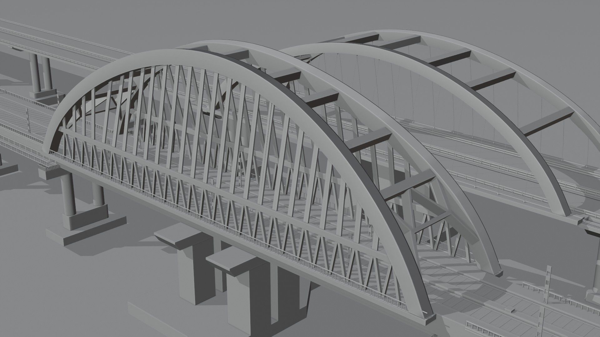 3D MODEL OF THE CRIMEAN BRIDGE 3D model_1