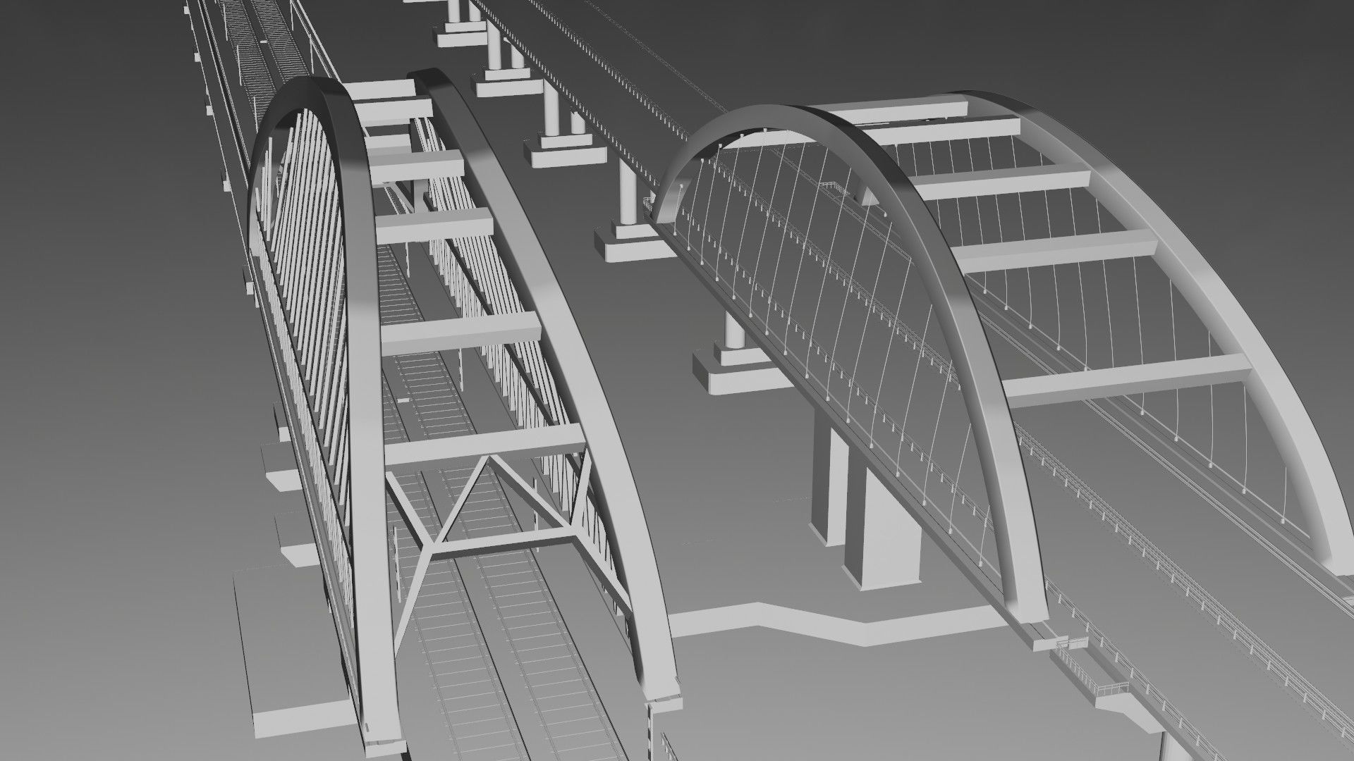 3D MODEL OF THE CRIMEAN BRIDGE 3D model_14