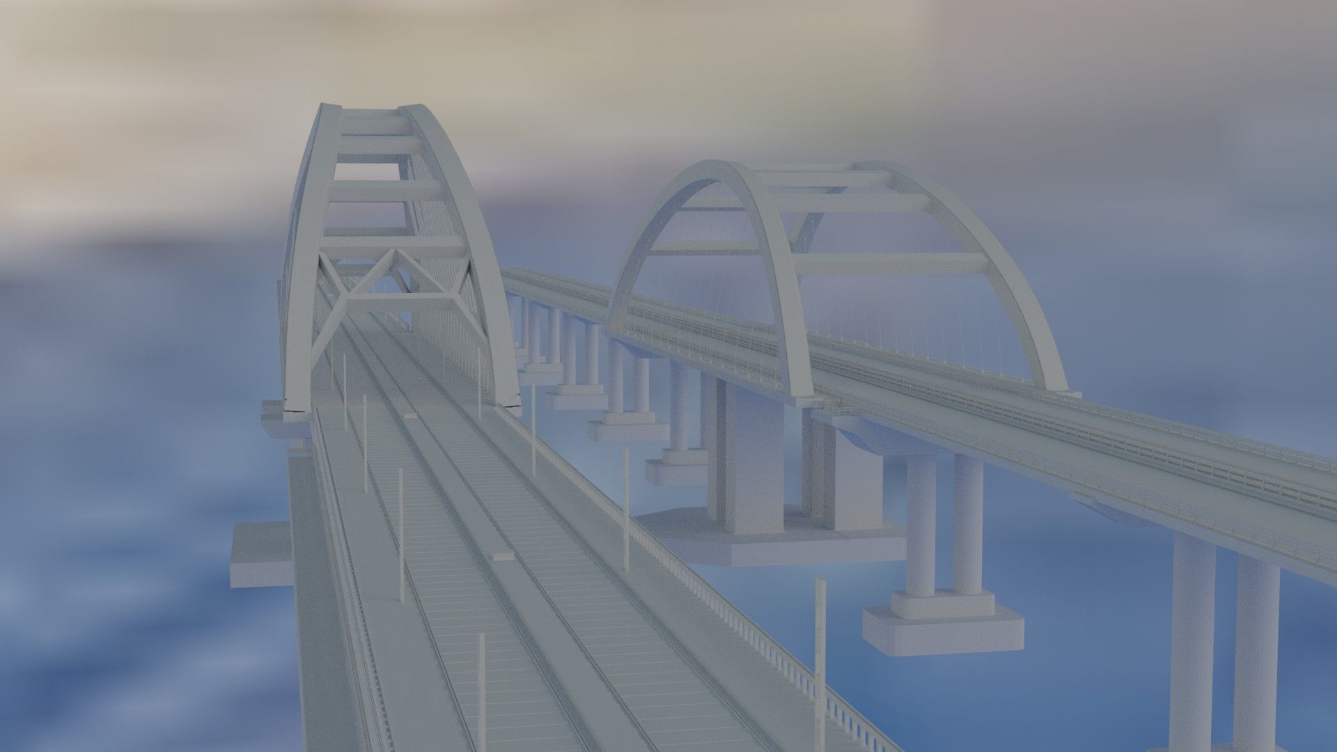 3D MODEL OF THE CRIMEAN BRIDGE 3D model_17