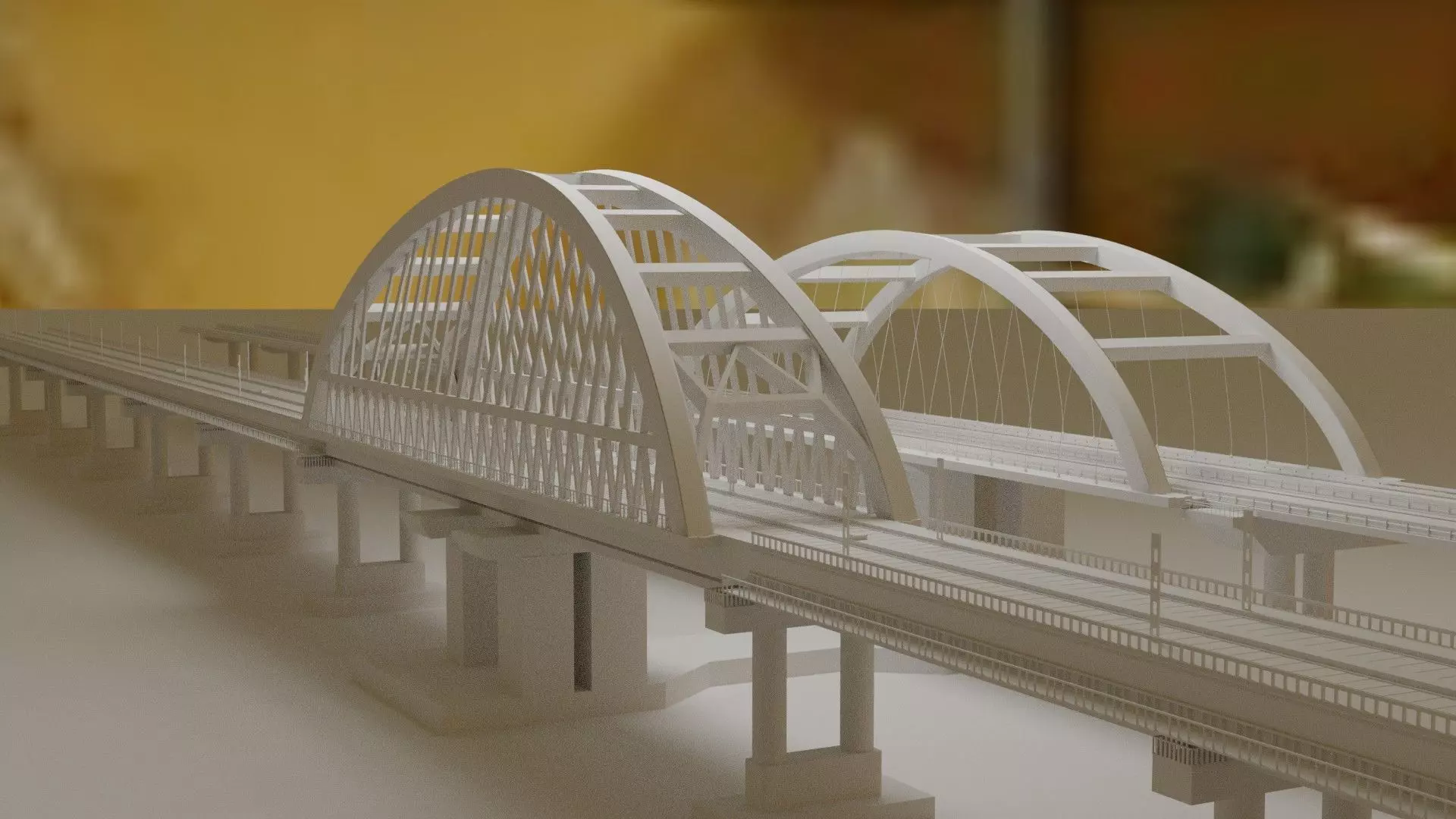 3D MODEL OF THE CRIMEAN BRIDGE 3D model_0