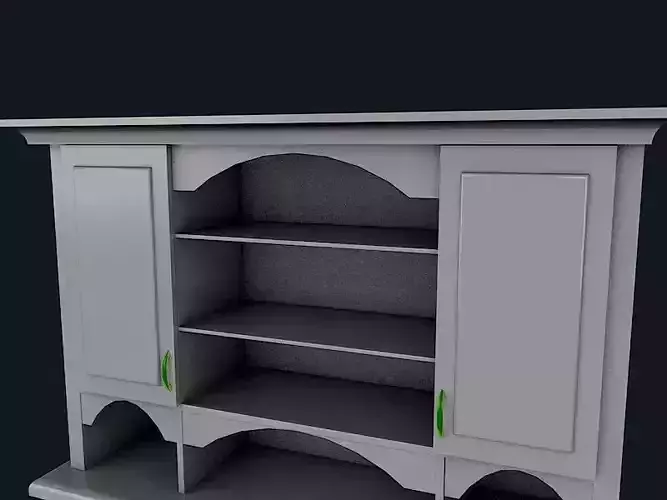 BUFFET hutch with doors