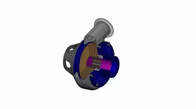 Tesla turbine 3D print model