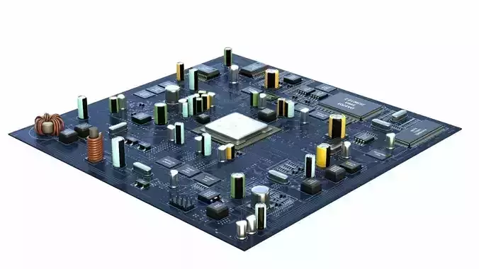 Motherboard Plate Vray 3D model