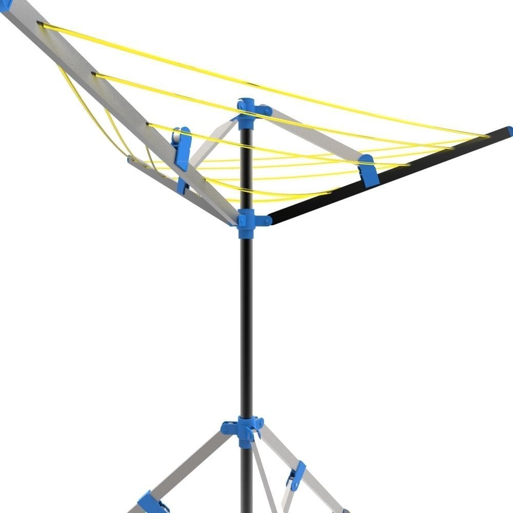 Washing Line Low-poly 3D model_3