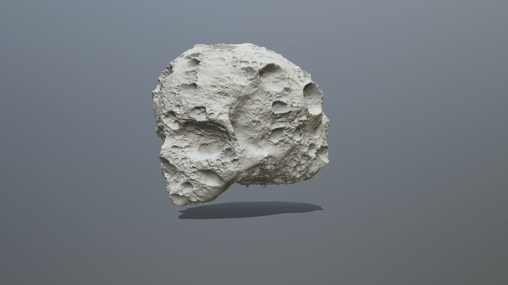 Skull Asteroid 3D print model_6