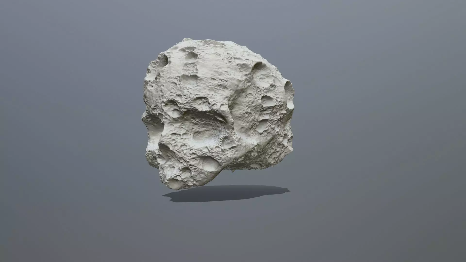 Skull Asteroid 3D print model_0
