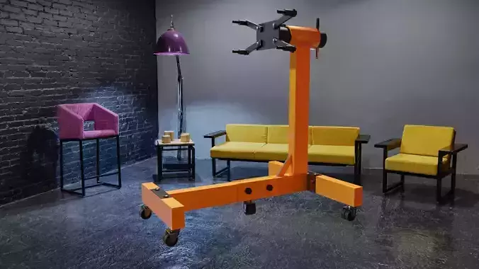 Engine Stand Free 3D model