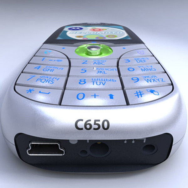 Motorola C650 Cell Phone 3D model_5