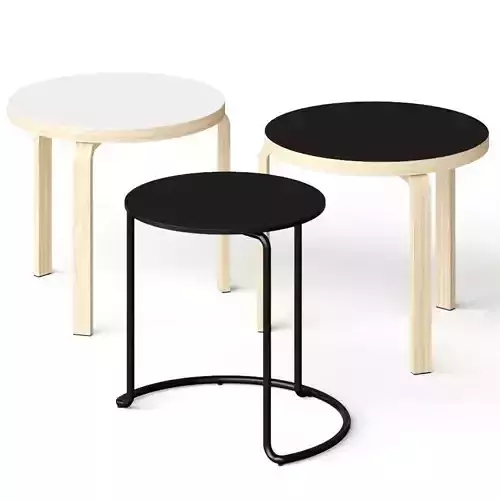 Artek 606 and 90D Coffee Tables