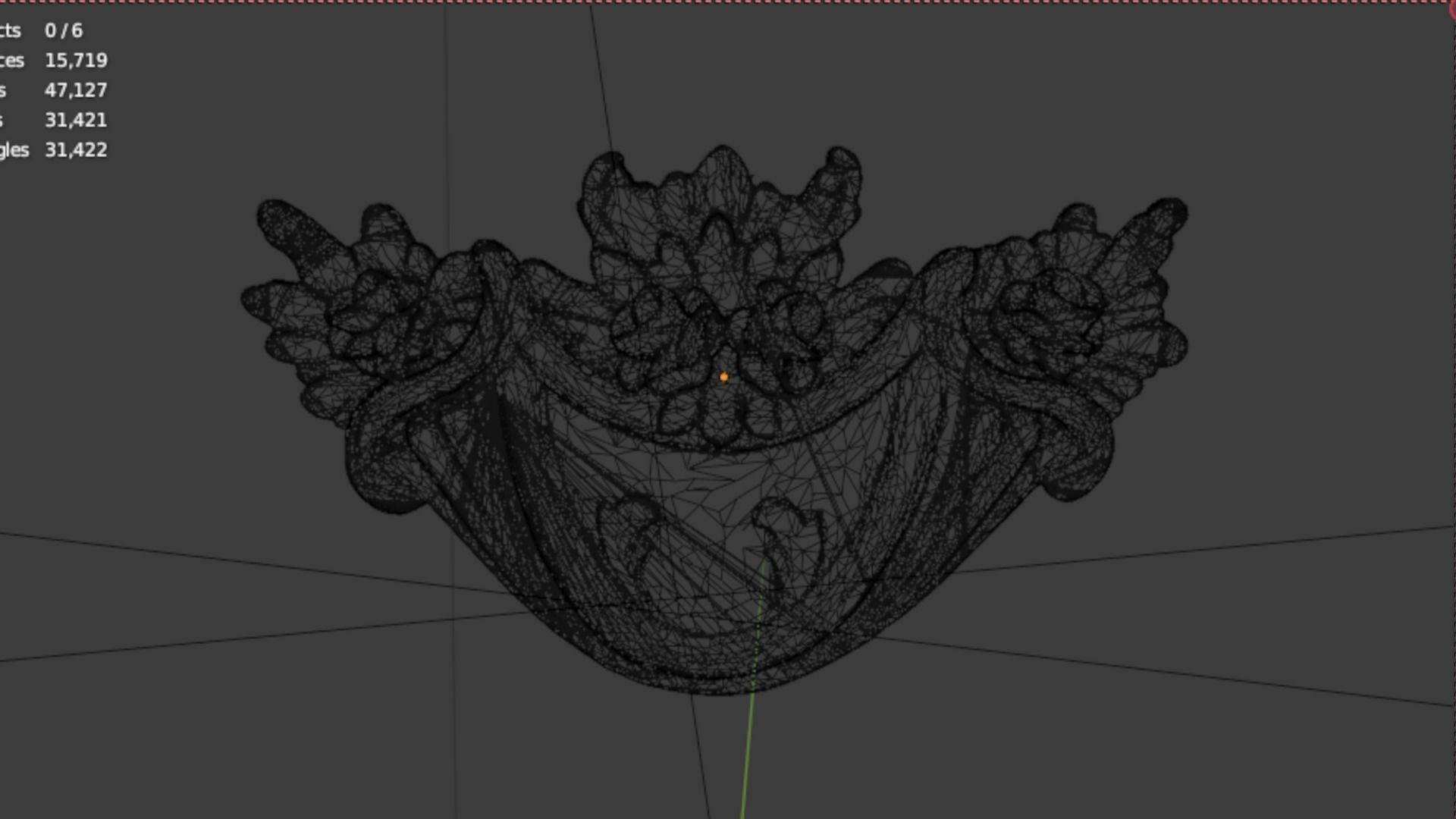 Classic decor ornament 40  3D print model_6