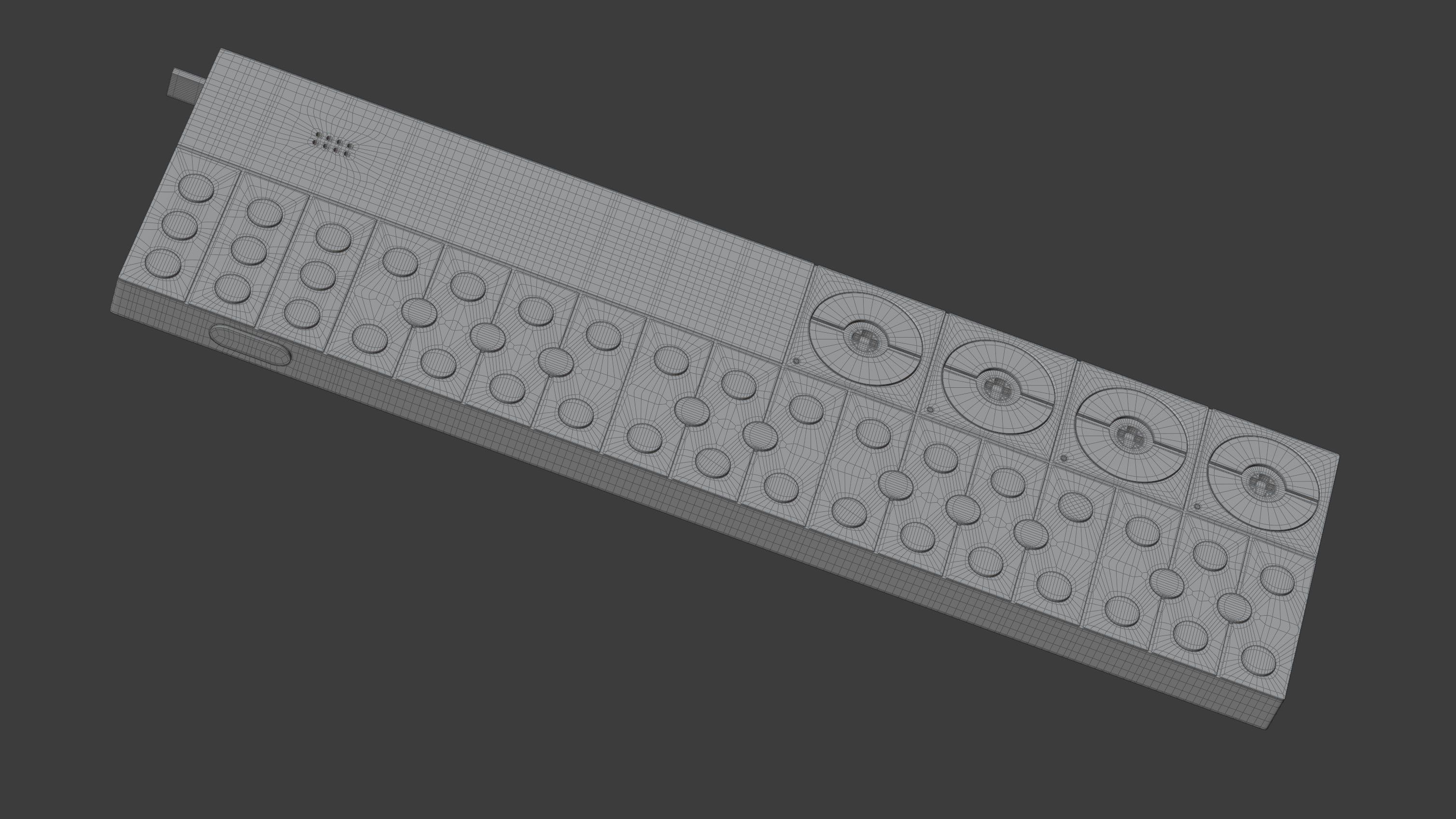 Teenage Engineering OP-Z  Multimedia Synthesizer and Sequencer 3D model_24