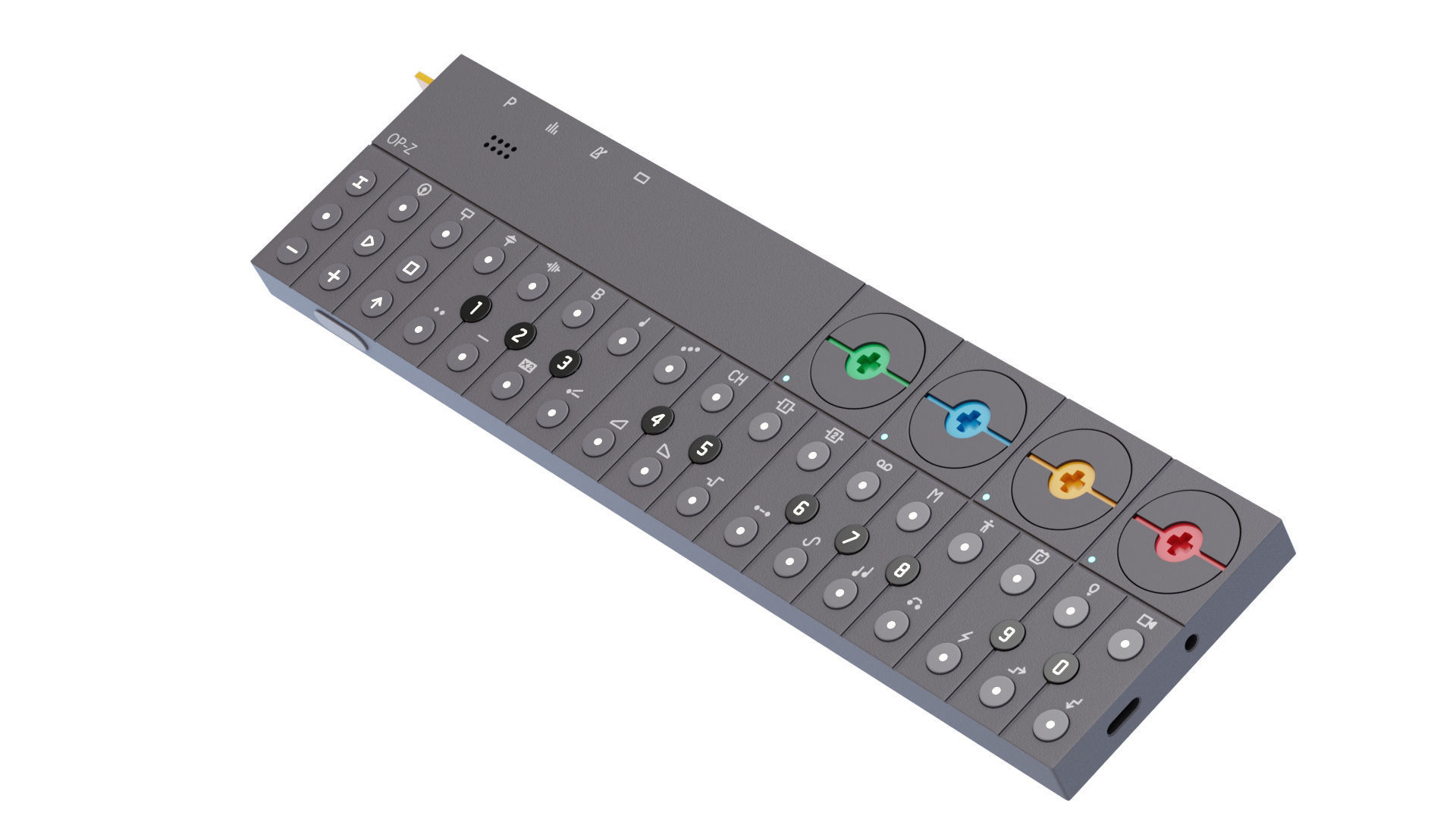 Teenage Engineering OP-Z  Multimedia Synthesizer and Sequencer 3D model_15