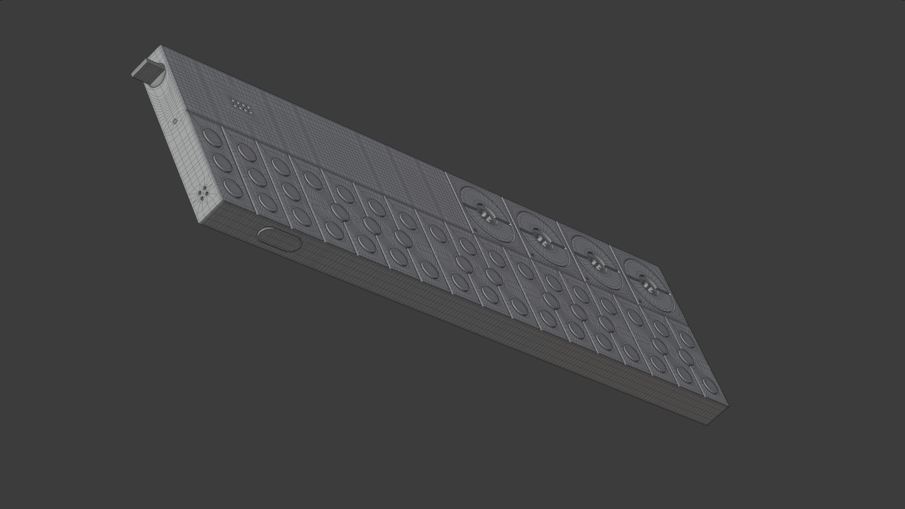 Teenage Engineering OP-Z  Multimedia Synthesizer and Sequencer 3D model_17