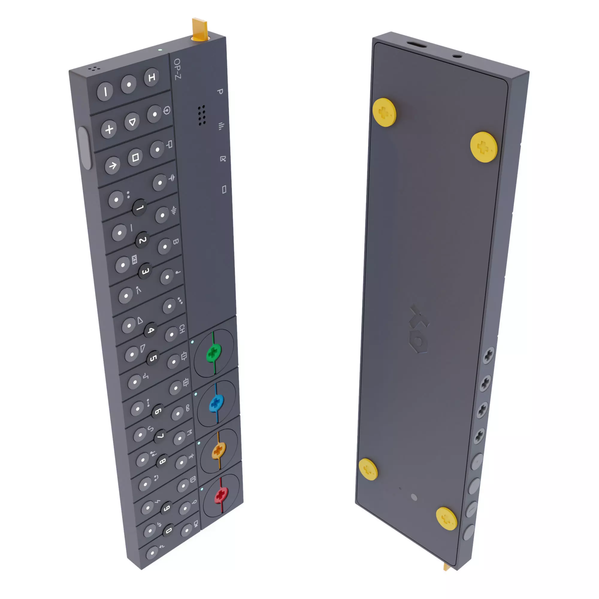 Teenage Engineering OP-Z  Multimedia Synthesizer and Sequencer 3D model_0