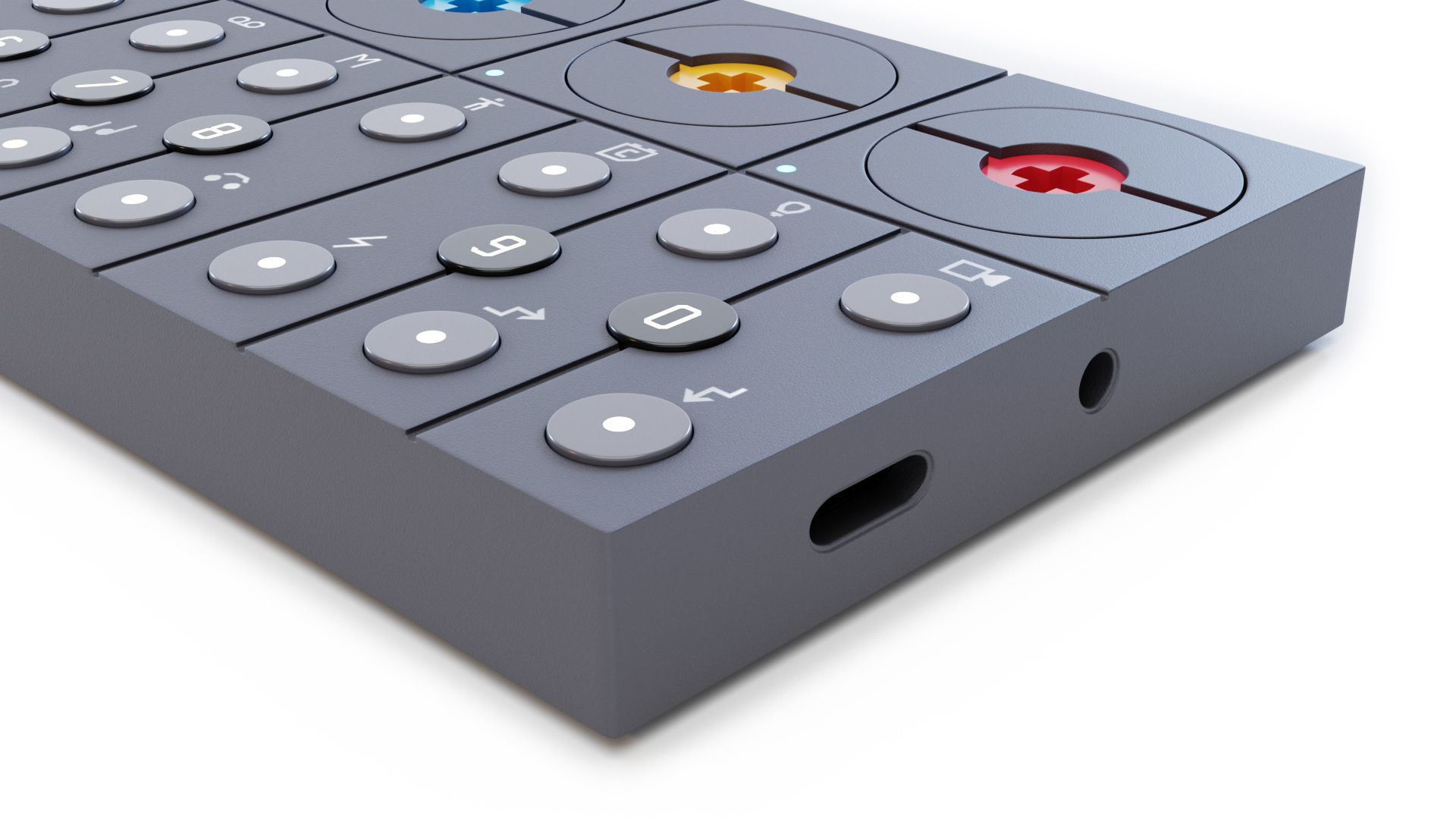 Teenage Engineering OP-Z  Multimedia Synthesizer and Sequencer 3D model_1