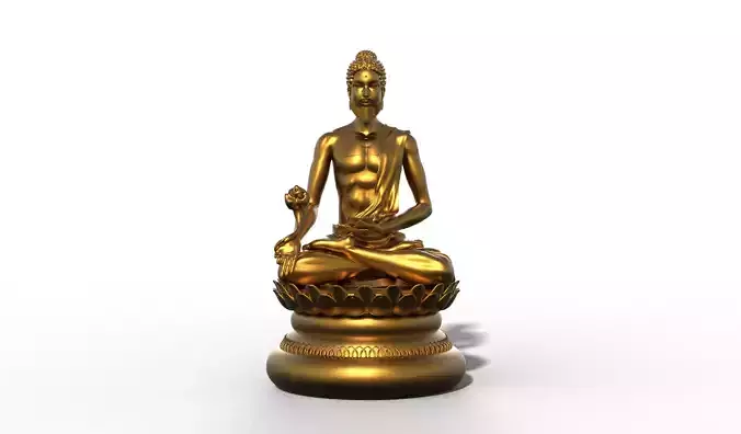 Gautama Buddha 3D model