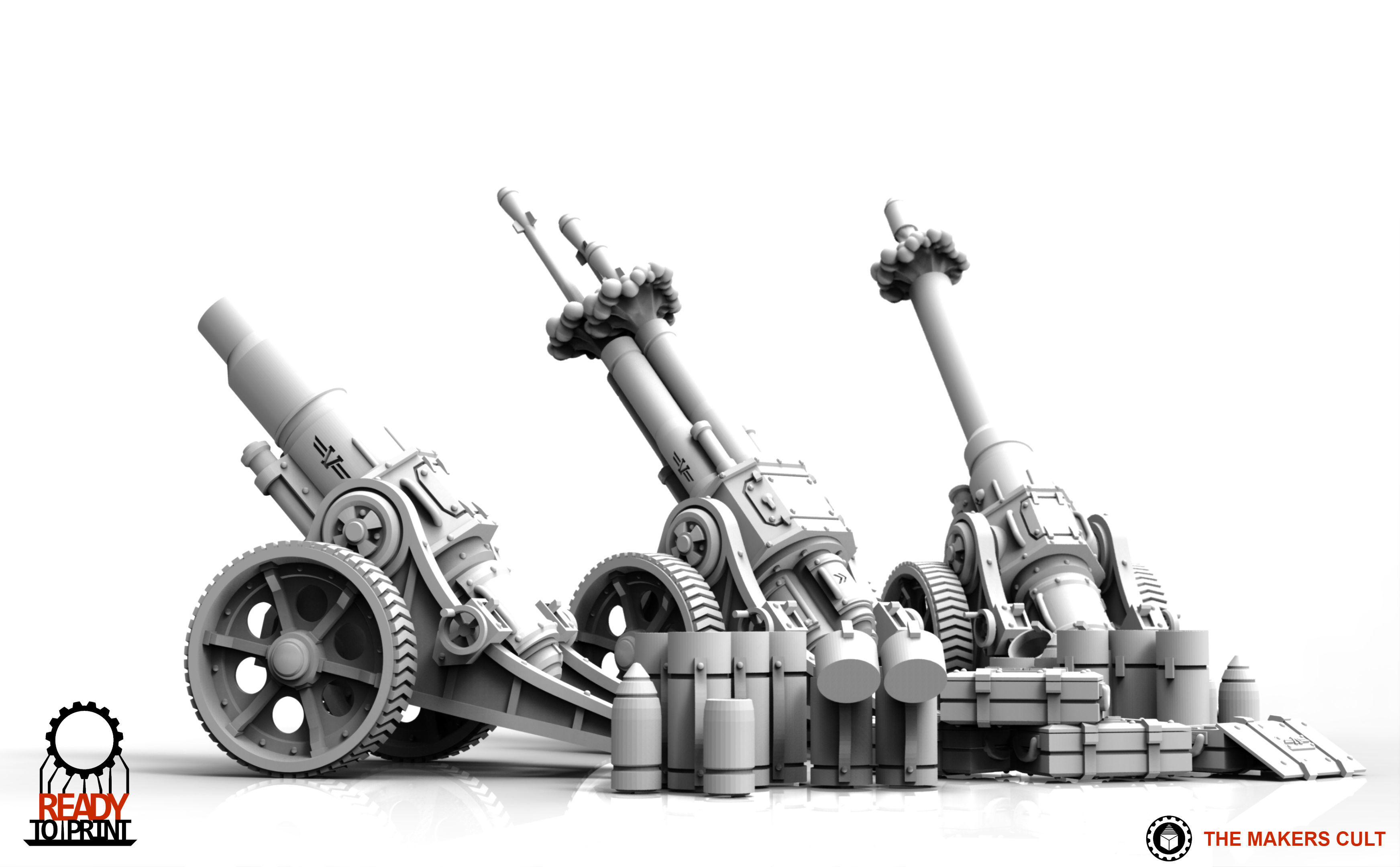 Valour Korps - Light Artillery 3D print model_13