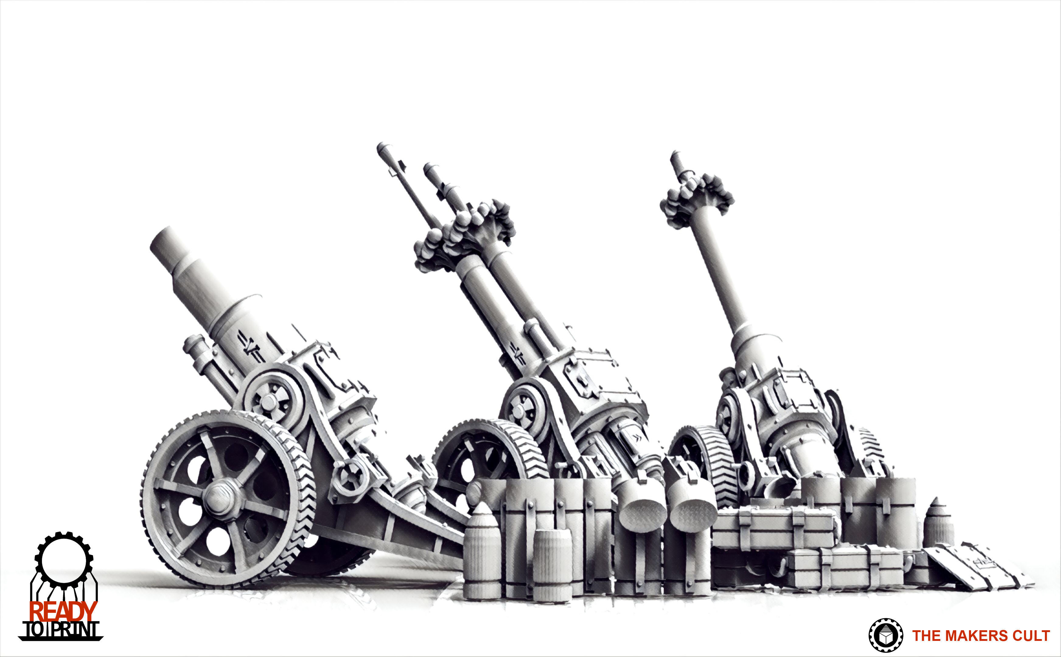 Valour Korps - Light Artillery 3D print model_6