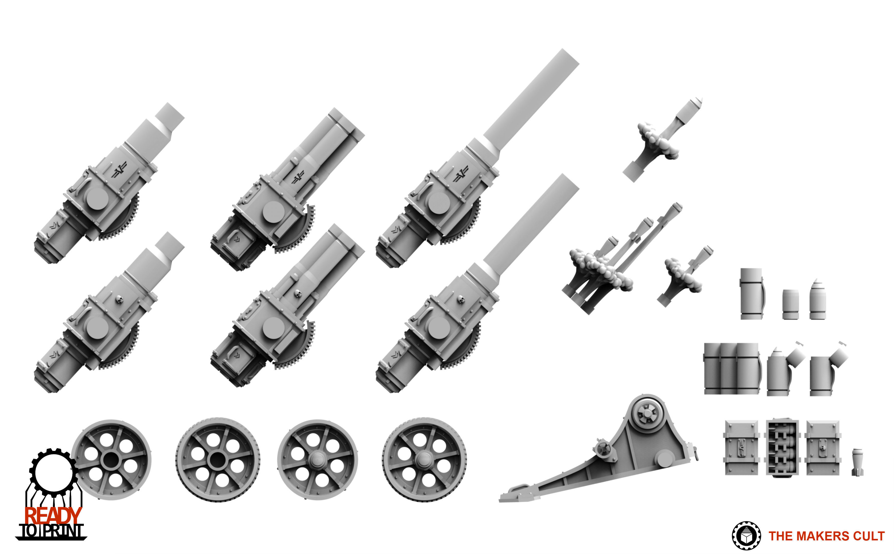 Valour Korps - Light Artillery 3D print model_2